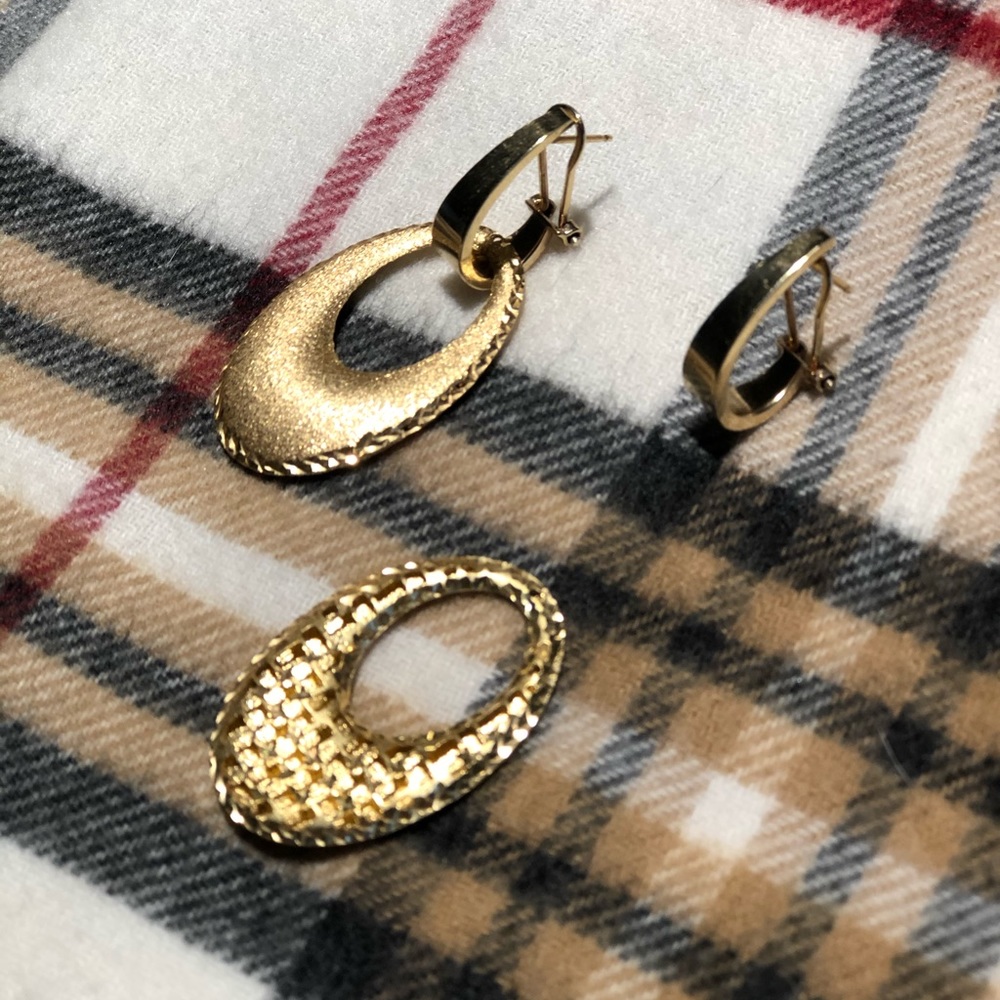24k gold earrings